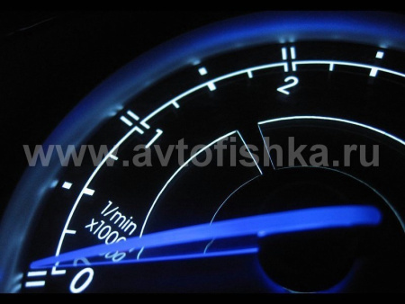 Audi A6 (C5) 1997-2004 светящиеся шкалы приборов - накладки на циферблаты панели приборов, дизайн № 1