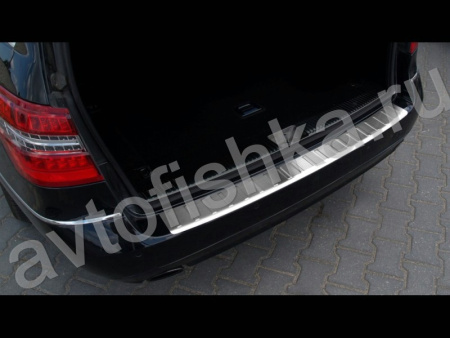 Mercedes E-class W212 универсал накладка на задний бампер из полированной нержавеющей стали
