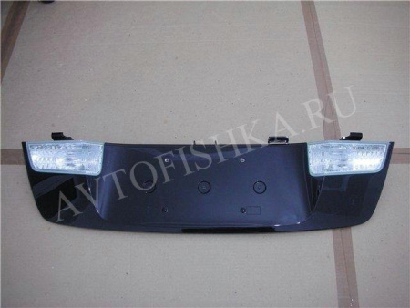 Toyota Land Cruiser Prado 120 (02-09) накладка задней двери с фонарями заднего хода, дизайн Lexus GX