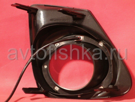 Toyota Corolla (2011-) рамки противотуманных передних фар со светящимися ободками - ангельские глазки, комплект 2 шт.