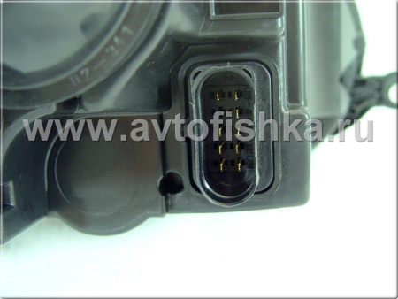 Volkswagen Golf 5 (03-) фары передние линзовые хромированные, со светящимися ободками, под корректор, комплект 2 шт.