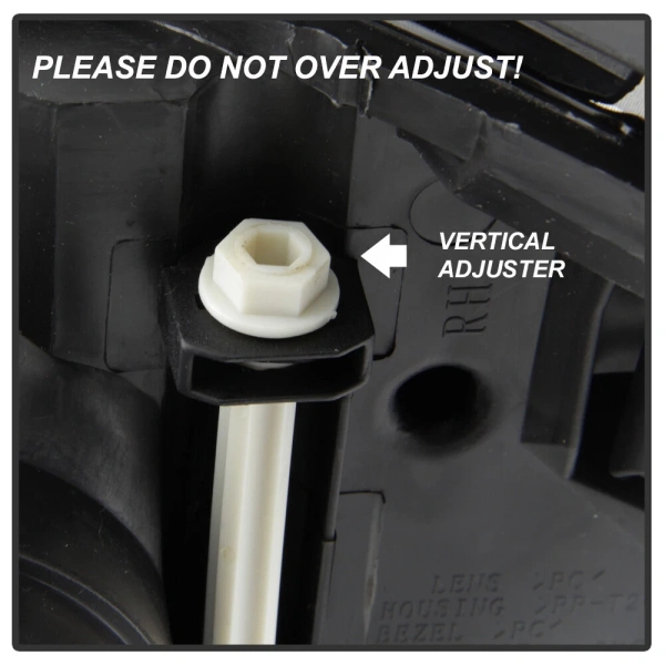 Ford Focus 1 (2000-2004) передние фары черные штатные