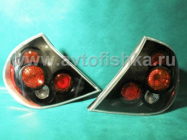 Toyota Camry 30 (02-04) фонари задние черные, дизайн Toyota Altezza, комплект 2 шт.