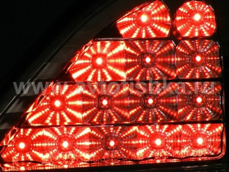 Lexus RX300 (97-03) фонари задние светодиодные хромированные, комплект 2 шт.