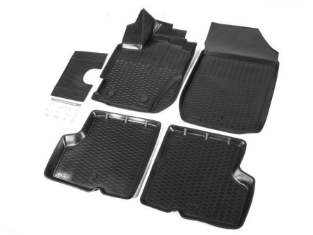 Renault Kaptur (16–) Коврики салона (полиуретан), чёрные