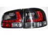 Volkswagen Touareg (02-10) черные задние тюнинговые диодные фонари, в комплекте левый и правый