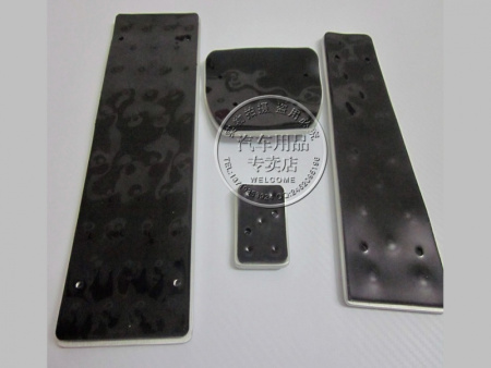 Infiniti M25, M35, M37, M56 накладки на педали, подставку под ногу, алюминиевые с логотипом Infiniti, комплект 4 шт.