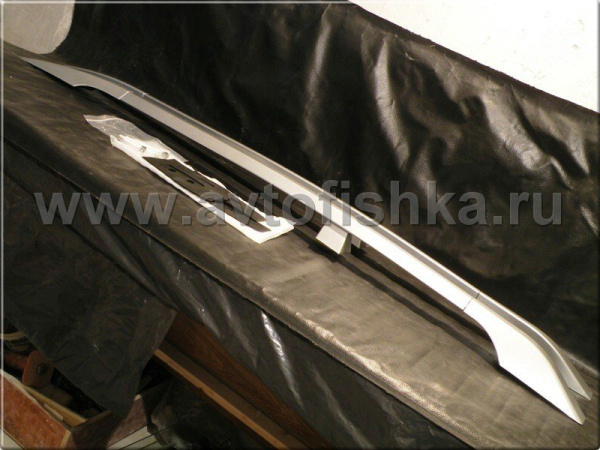 Nissan Qashqai (06-) рейлинги продольные на крышу, алюминиевые серебристые, комплект.