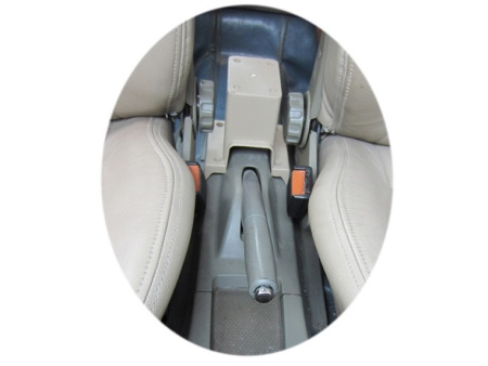 Ford Focus 2 (08-11) раздвижной кожаный подлокотник с бардачком и с подстаканниками, бежевый, черный или серый