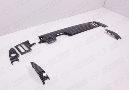 Mercedes-Benz S-Klasse W223 2020 - н.в. Накладки на панель стиль Maybach черный