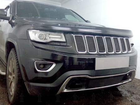 Jeep Grand Cherokee (13–) Защита радиатора, чёрная, низ