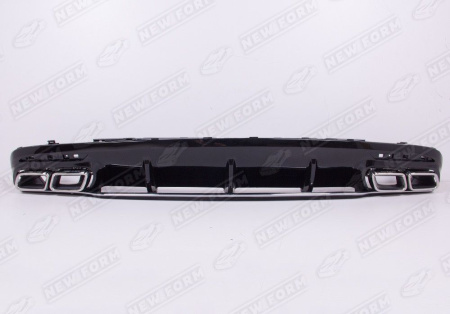 Mercedes-Benz S-Klasse C217 рестайлинг 2017 - н.в. Диффузор с насадками 6.3S AMG хром