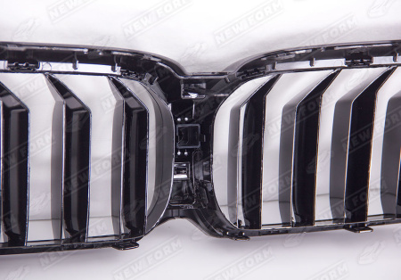 BMW 5 серия G30/G31 рестайлинг 2020 - н.в. Решетка радиатора черная M5