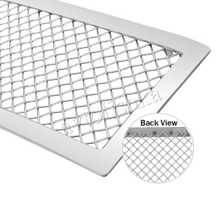 Cadillac Escalade, Escalade EXT, ESV (07-) решетка радиатора из нержавеющей стали, сетка, тонированный хром, классический дизайн