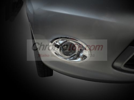 Ford Fiesta (08-) хэтчбек хромированные накладки на противотуманные фары, комплект 2 шт.