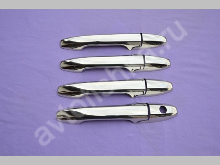 Honda Civic (2006-) накладки на ручки дверей из нержавеющей стали, 4 шт.