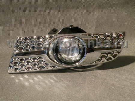 Honda Civic VIII (2006-) фары противотуманные линзовые с хромированными рамками, комплект 2 шт.