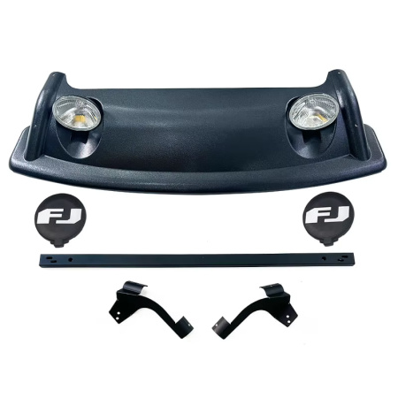 Toyota FJ Cruiser (07-18) обтекатель на крышу (козырек) c противотуманными фарами