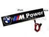 BMW светящаяся эмблема "BMW - M Power" 21 x 4 см