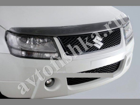 Дефлектор капота карбон Suzuki Grand Vitara 2005-