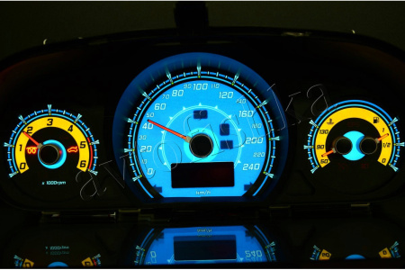 Kia Ceed светодиодные шкалы (циферблаты) на панель приборов