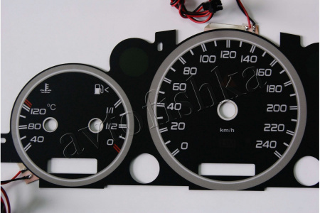 Mercedes ML W163 светодиодные шкалы (циферблаты) на панель приборов