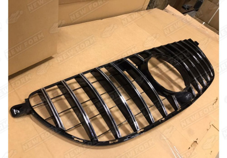 Mercedes-Benz GLE-Klasse W166 2015 - 2018 Решетка радиатора AMG GT хром на бампер 6.3 AMG