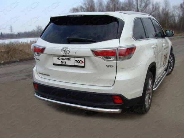 Toyota Highlander (14–) Защита задняя 60,3 мм