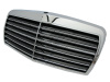 Mercedes S W126 (80-92) решетка радиатора черная, дизайн "Авангард", с рамкой в сборе.