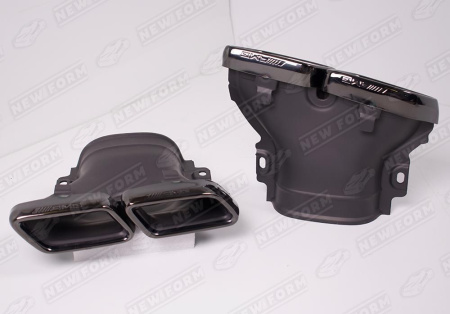 Mercedes-Benz GLC-Klasse C253 2016 - 2019 Насадки на глушитель 6.3 AMG черные