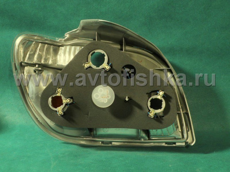 Toyota Yaris, Vitz (99-05) фонари задние внешние белые, комплект 2 шт.