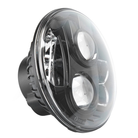 Jeep Wrangler (97-17) фары черные светодиодные 80 Вт , комплект 2 шт.