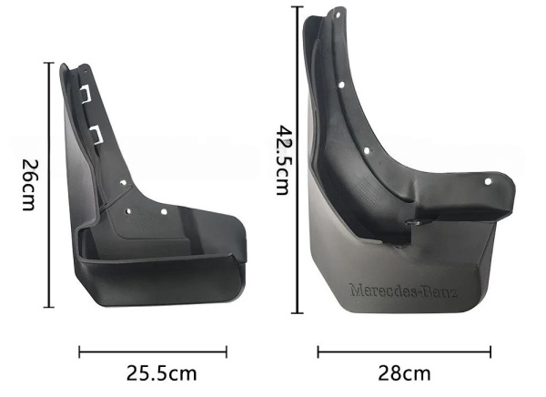 Mercedes-Benz ML W166 (12–15) Брызговики OEM под оригинальные пороги без AMG