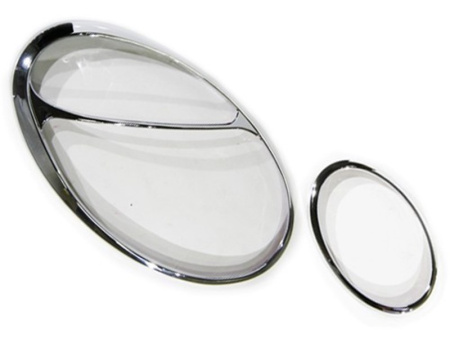 Mercedes-Benz W211 E-class рамки передних фар хромированные, комплект 4 шт.