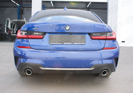 BMW 3 серия G20 2018 - н.в. Диффузор с хром насадками M340I