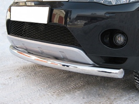 Citroen C-Crosser защита переднего бампера, труба 70 мм