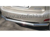 Lexus RX300, RX330, RX350 защита заднего бампера, труба 70 мм
