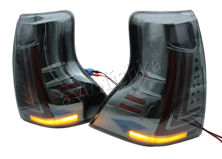 Toyota Land Cruiser Prado FJ150 (10-17) фонари (стопы) задние светодиодные, дизайн Lexus