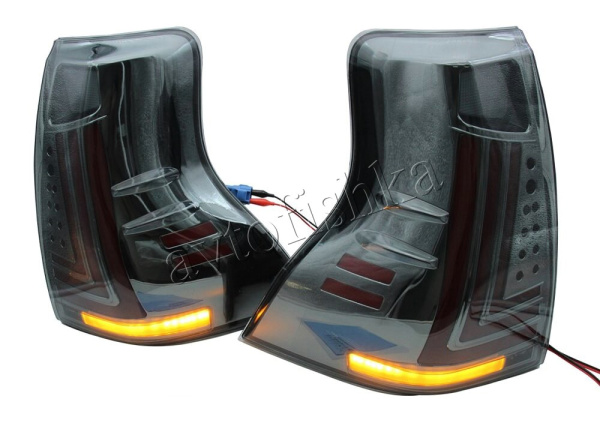 Toyota Land Cruiser Prado FJ150 (10-17) фонари (стопы) задние светодиодные, дизайн Lexus