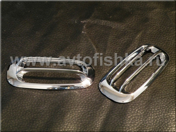 Toyota Land Cruiser 200 (08-) накладки на боковые повторители поворотов, хромированные, комплект 2 шт.