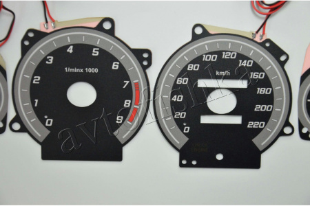 Hyundai Sonata светодиодные шкалы (циферблаты) на панель приборов