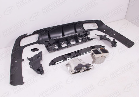 Mercedes-Benz CLS-Klasse C257 2017 - н.в. Диффузор с хром насадками 6.3 AMG