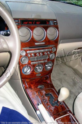 Декоративные накладки салона Mazda Mazda6 2004-2005 полный набор, 4 Cylinders