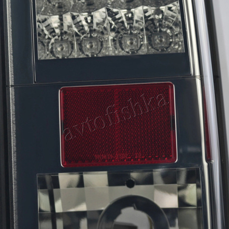 Hummer H3 (05-10) фонари задние хром-тонированные, диодные LED