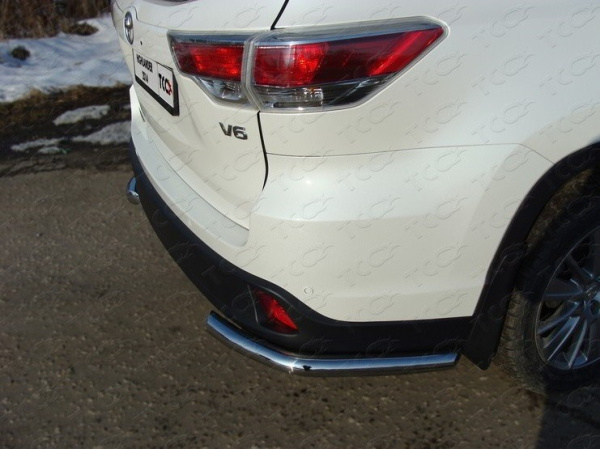 Toyota Highlander (14–) Защита задняя (уголки) 60,3 мм