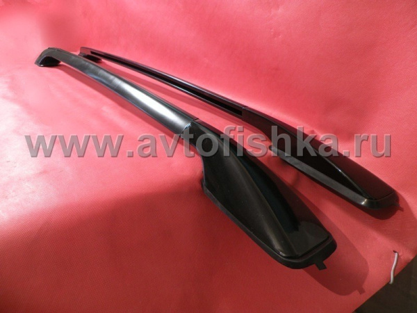 Toyota RAV4 (00-06) 5 дверн. рейлинги продольные на крышу, алюминиевые черные, комплект.