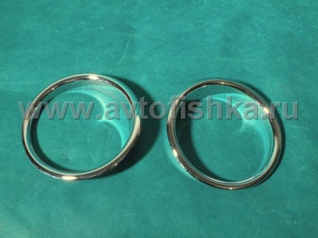 Hummer H2 (02-08) декоративные накладки противотуманных фар хромированные, комплект 2 шт.