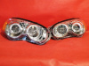 Chrysler Sebring (03-05) 2 дв. купе фары передние линзовые хромированные, со светящимися ободками и светодиодной подсветкой, комплект 2 шт.