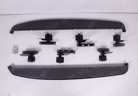 Land Rover Range Rover Sport 1 поколение (рестайлинг) 2009 - 2013 Пороги черные