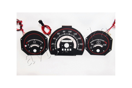 Fiat Ducato 2 светодиодные шкалы (циферблаты) на панель приборов